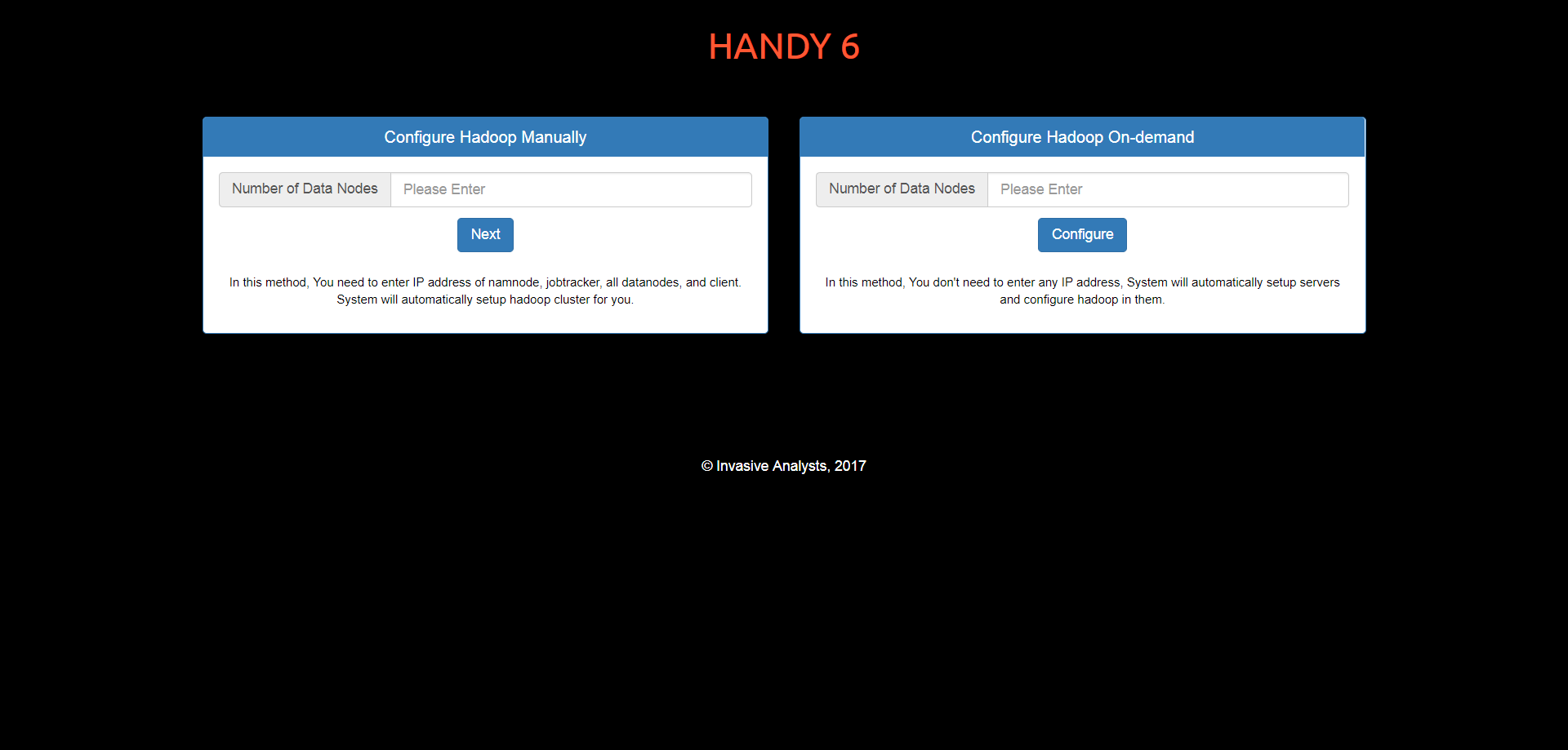 Config Hadoop Screen