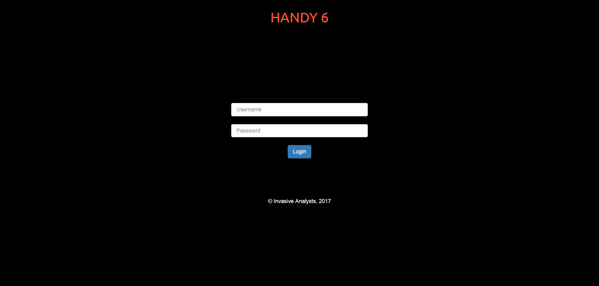 Login Screen
